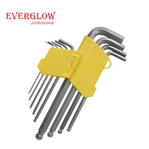 Profesyonel altıgen plus L tipi altıgen elmas anahtarı ekstra uzun kol CRV Torx metrik 9 adet ekstra uzun kol tükenmez alyan anahtarı takımı - Product Image 2