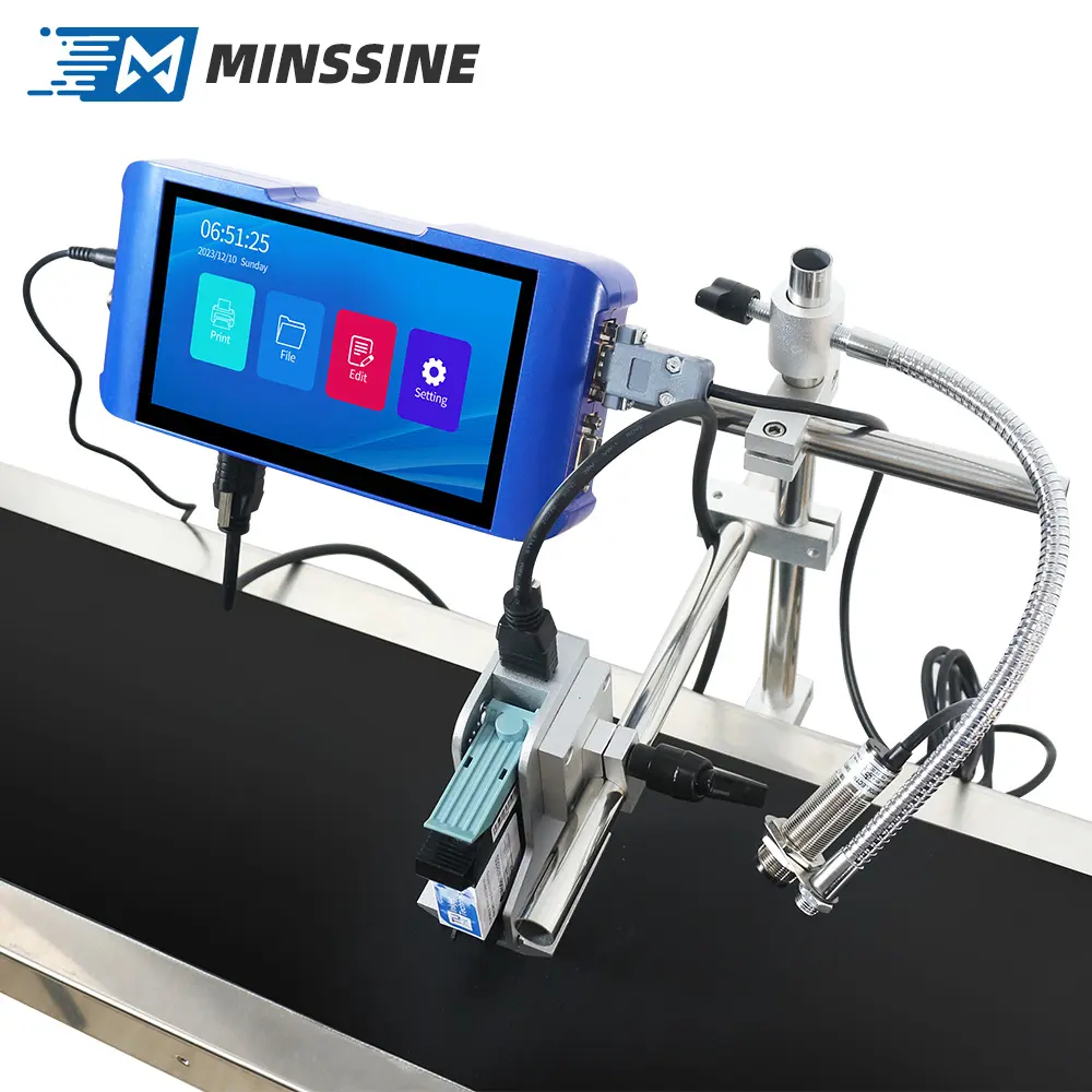 Precio de fábrica Venta caliente Tij Impresora de inyección de tinta en línea Máquina de numeración automática Máquina de estampado de fecha de caducidad