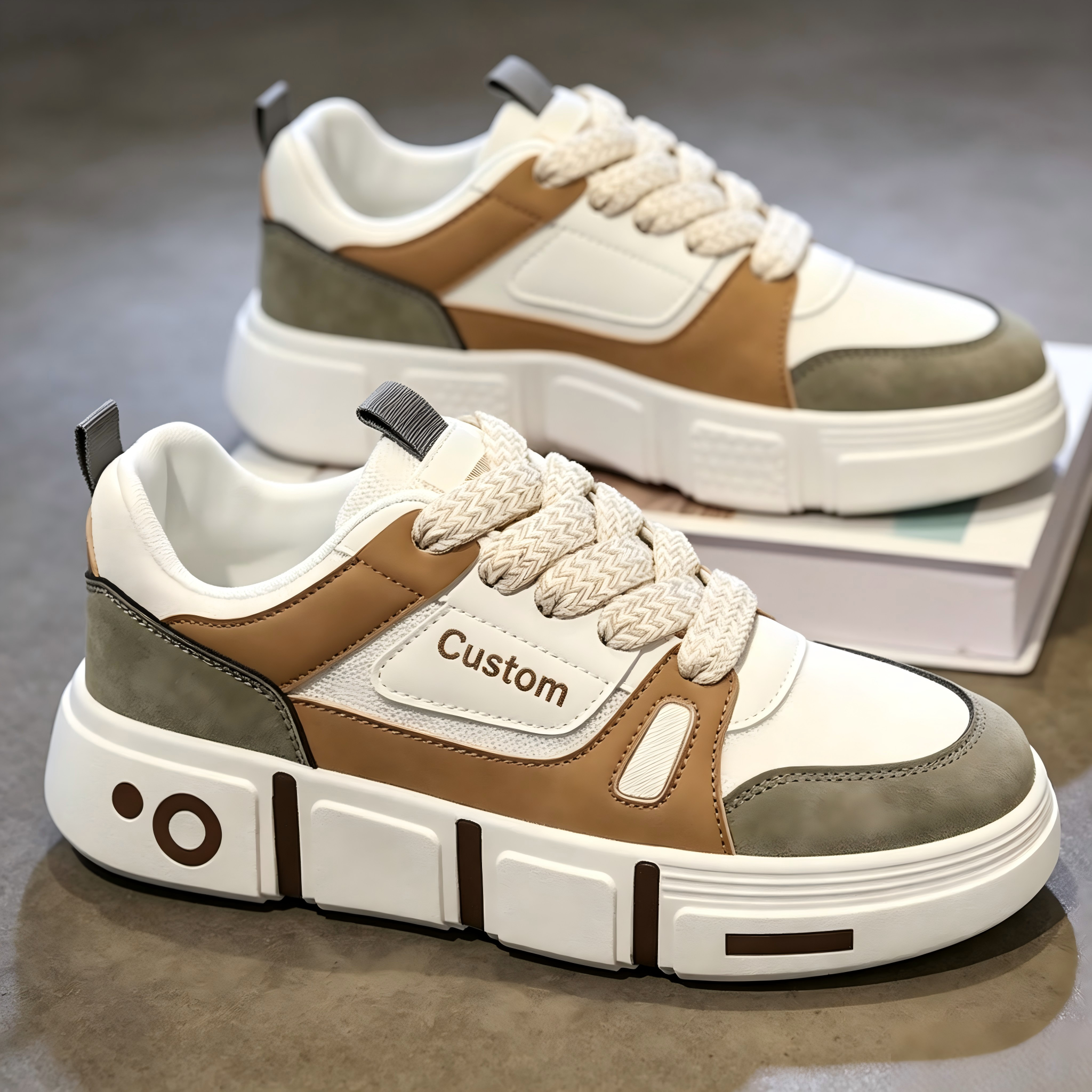 Blanco/beige