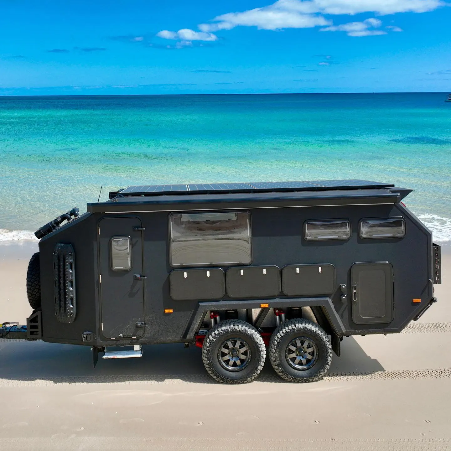 Fuoristrada rv caravan australian standard 4x4 camper fuoristrada rimorchio da campeggio viaggio con bagno