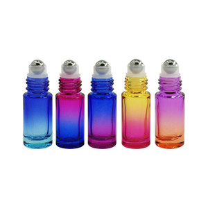 Envase de vidrio ที่กำหนดเองน้ำหอมน้ำมันหอมระเหยม้วนบนขวด5มล. 10มล. Botellas de น้ำหอม - Product Image 4