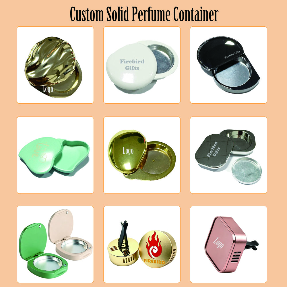 Envase de perfume sólido personalizado