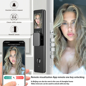 TUYAスマートライフ3DフェイスICロック解除電子キースマートドアロックセキュリティ3Dフェイスインテリジェント指紋パスワード - Product Image 2