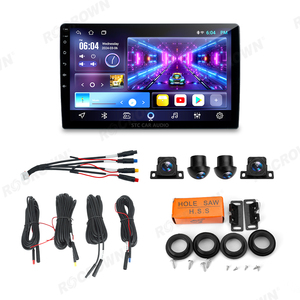带Qled屏幕的通用汽车收音机Carplay导航全球定位系统BT USB多媒体DSP立体声音频安卓汽车视频播放器 - Product Image 6