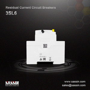 Disyuntor de corriente Residual con 16a, 20a, 40a, tipo a, CA, 230V, 2p, 4p, RCCB, rcbo, RCD, 3SL6, SASSIN - Product Image 4