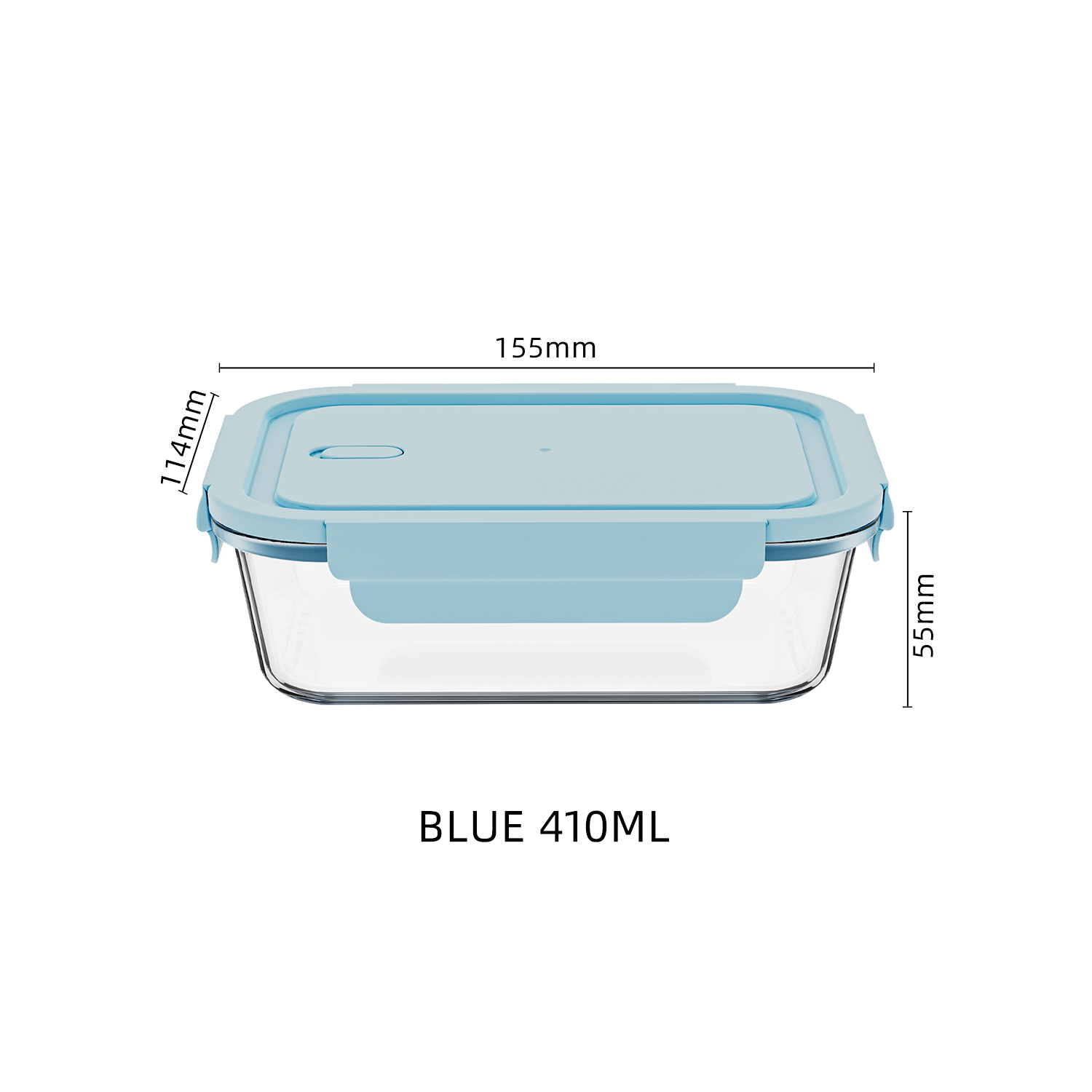 Bleu 410ML 155*114*55mm