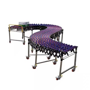 Factory Professional Adjustable Gravity Roller Conveyor <strong>System</strong>, Warehouse <strong>Loading</strong> Conveyor <strong>System</strong> - Product Image 2