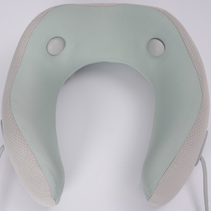 Vendita calda Shiatsu vibrazione elettrico a forma di U cuscino per collo auto portatile 3D Multi-funzione Memory Foam cuscino per massaggio - Product Image 4