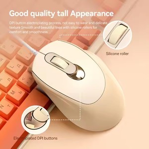 Classico nero da ufficio con cavo Mouse 4D USB con cavo ottico per Computer portatile - Product Image 4