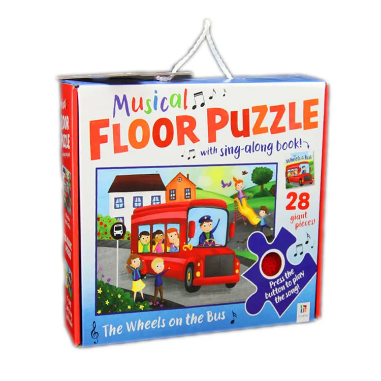 Piano di Apprendimento Educativi Musicali personalizzati Carta Puzzle Di Puzzle per Bambini giocattoli