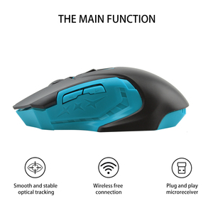 2.4G Wireless Gaming Mouse Ottico USB Del Computer Mouse 6 Tasto Notebook Ufficio Del Mouse - Product Image 3