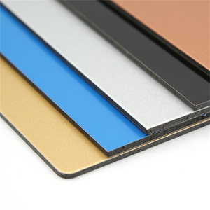 Zuverlässiges modernes Design Silbers piegel ACP/ACM Feuerfestes Baumaterial für Verkleidung projekte - Product Image 1