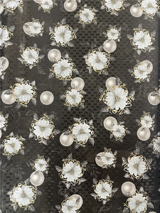 Transparent Printed PVC Printed Tablecloth Dirt Resistant <strong>Pattern</strong> - Product Image 5