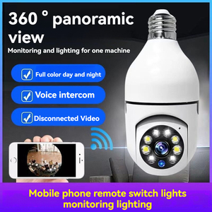 Good Price Home Surveillance Smart Bulb <strong>Camera</strong> <strong>with</strong> Built-in Flashlight Wireless Infrared CMOS <strong>Sensor</strong> Easy WiFi Connectivity - Product Image 6