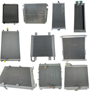 Excavator Aluminum Radiator <strong>Hydraulic</strong> <strong>Oil</strong> <strong>Cooler</strong> for Hitachi VOLVO CAT Komatsu Kobelco LiuGong JCB Doosan Hyundai Sany