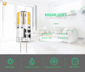 โคมไฟ LED G4 G4 2W หลอดไฟ LED G4 48เม็ดสำหรับใช้ในสำนักงานซ็อกเก็ตสวิตช์ไฟ LED 360องศาได้รับการรับรองจาก KC - Product Image 2