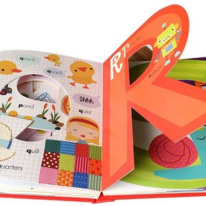 Özel üç boyutlu Flip karton kitap benim müthiş alfabe benim çığlık ABC123 sert kapak ofset kitap baskısı - Product Image 5