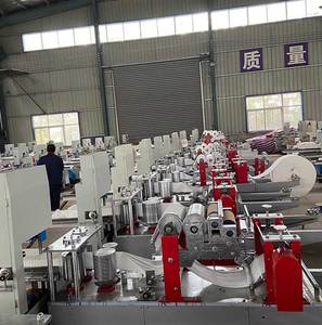 High-Speed Multi-Size Paper Napkin Making Machine <strong>Interfolder</strong> with Core Motor Pump &amp; Engine Components for Wood Pulp Processing - Product Image 5