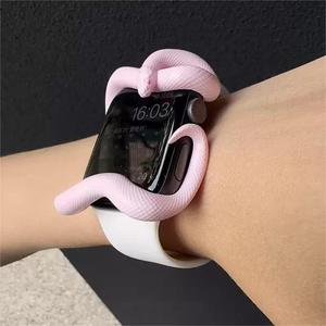 モデルS10/9/8/6/5/4/SE用AppleiWatch用ブラックスネーク保護ケース - Product Image 4