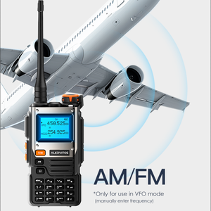 2 упаковки FCC CE Alervites Walkie Talkie 5 Вт UV K61 AT-K61 двухстороннее радио полный диапазон приема типа C заряд воздуха DTMF NOAA - Product Image 5