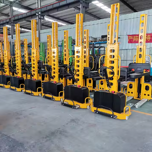 Hot Sale Semi Electric Self <strong>Loading</strong> Stacker Can <strong>Automatically</strong> <strong>Automatically</strong> Load <strong>and</strong> <strong>Unload</strong> Pallets with the Car - Product Image 4
