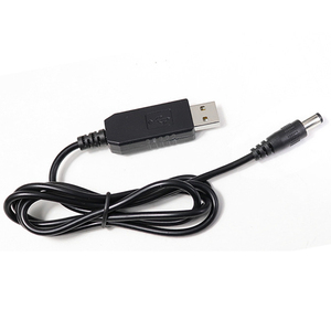 最佳充电电源线转换器适配器，带灯5.5 * 2.1毫米插头Usb Dc 5v至12.6v 8.4v路由器电源升压电缆12 v - Product Image 4