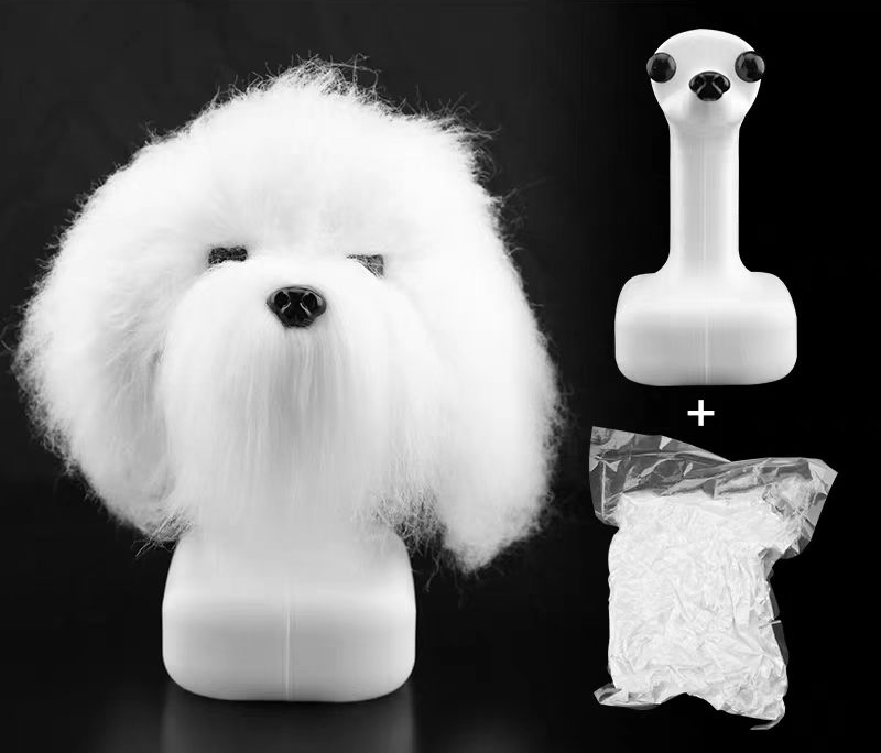 Moule de tête + cheveux de tête