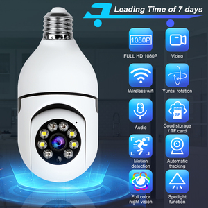 Icsee屋内スマート360度パノラマセキュリティワイヤレスWifiLed電球ホルダーカメラカメラ付き - Product Image 2