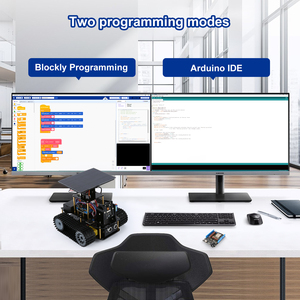 ACEBOTT fai da te stelo di programmazione robotica Kit fotocamera solare intelligente 4WD serbatoio con ESP32 per Arduino Uno Robot auto tutto un Set