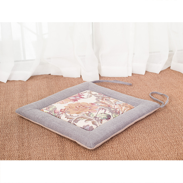 Jaune imprimé à bords gris