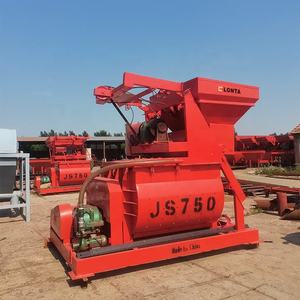 LONTA <strong>JS750</strong> 750L Concrete Plant Electric Horizontal Self Loading Cement Mortar Beton Concrete <strong>Mixer</strong> for Block Making Machine - Product Image 2