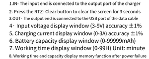 capacity Mobile power testing tester Battery capacity tester V20 <strong>USB</strong> voltage ammeter Power