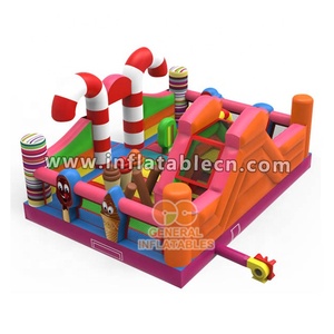ตลกเด็กพรรคเกมพองลูกอม Funland กับบ้านตีกลับพองปราสาทกระโดดและภาพนิ่ง - Product Image 2