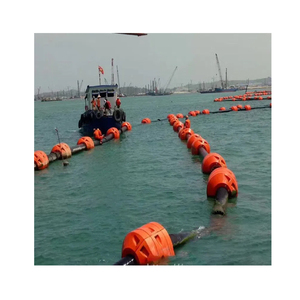 Boya de espuma de poliuretano marino Tubo de dragado Flotadores Aplicación de muelle Pieza de manguera Interceptación Superficie Proyectos de dragado de basura - Product Image 1
