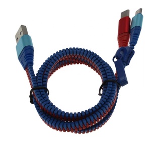 OEM Hot Sale <strong>2</strong> <strong>in</strong> <strong>1</strong> Multi Usb <strong>2</strong>.0 Charging Cable with Type C and Micro B. - Product Image 1