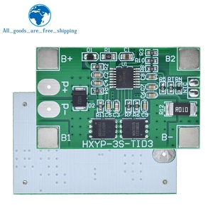 TZT 3S 10A แบตเตอรี่ลิเธียมไอออน18650ที่ชาร์จ PCB BMS ป้องกันบอร์ด12V 11.1V 12.6V ป้องกันการชาร์จเกิน - Product Image 4