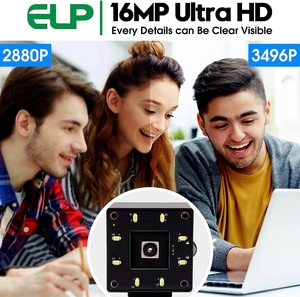 ELP 16mp Autofocus USB fotocamera per Computer CMOS IMX298 visione notturna Mini usvc Webcam con bianco LEDs per PC Raspberry Pi Jetson Nano