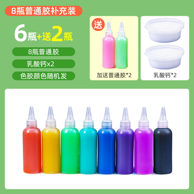 Easy to form calcium lactate 8 bottles