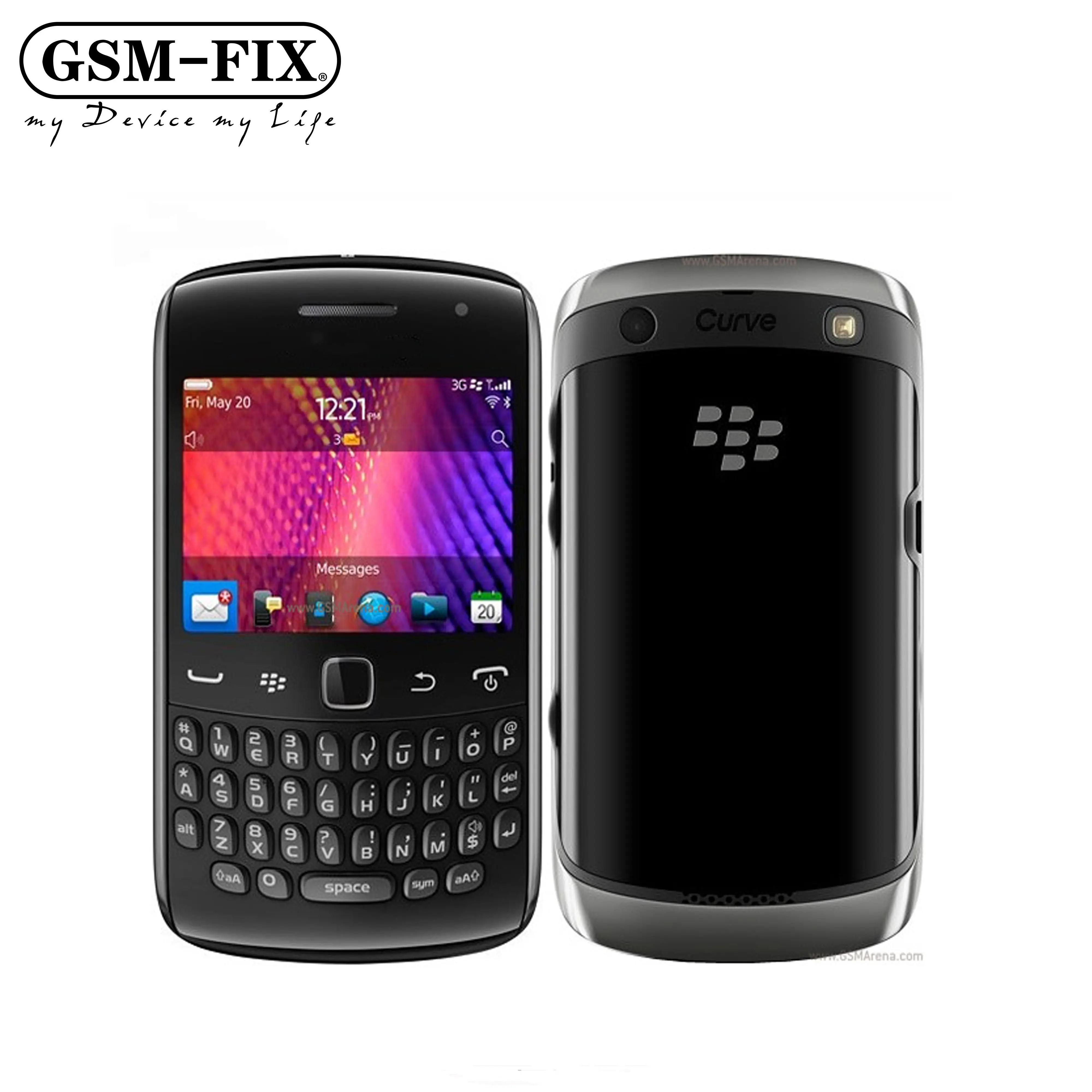 BlackBerry eğrisi GSM-FIX Smartphone için 9360 Unlocked Bluetooth cep 5MP cep telefonu kamera Bar GPS QWERTY klavye