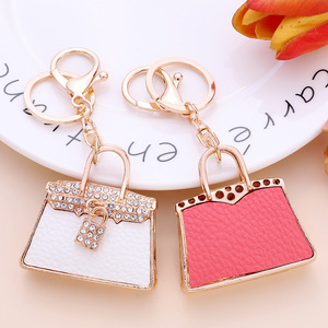 Chaokai Leather Bags With Fashionable Designs, Cute Keychain Pendants And Diamond-encrusted Alloy <strong>Key</strong> Are Available For