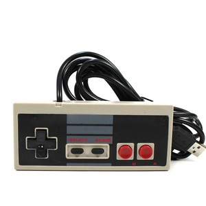 Mando USB con cable para Windows, PC, consola Retro