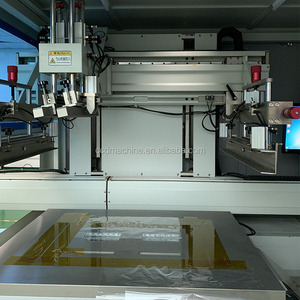 Automatischer Acryl-Siebdrucker mit automatischem Laden des Flach bildschirms Entladen der pneumatischen Stromquelle Motor pumpen kern komponenten - Product Image 5