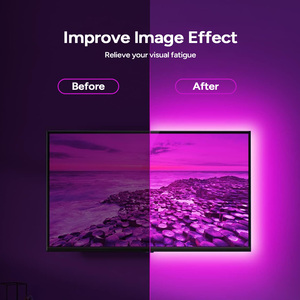 Smart RGB para Ambilight LED TV Strip con HDMI 2,0 Fancy Sync Box Control de aplicación de tamaño personalizado Cuerpo de PVC Entrada de 5V Certificado ROHS - Product Image 2
