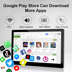 Скачать приложение Android 11 машина 15,6 дюймов сенсорный WIFI 1920*1080 монитор - Product Image 4