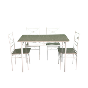 Modern <strong>Table</strong> <strong>Set</strong> Dining Room Furniture <strong>Set</strong> with 4 Chairs and Dinner <strong>Table</strong> - Product Image 4