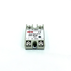 Relè a stato solido di dimensioni miniaturizzate ad alta tensione 16A modulo relè a stato solido Ssr-40AA 40a 3-32v cc modulo relè a stato solido - Product Image 1