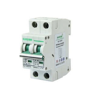 Interruptor de circuito pequeño SL7, 2P, 550V, CC, 10A, PV Solar, MCB, marca Suntree - Product Image 1