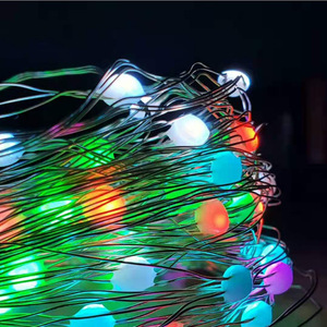 Weihnachten LED Lichterkette, App Smart Fernbedienung Outdoor RGB Wasserdichte Weihnachts beleuchtung/ - Product Image 4