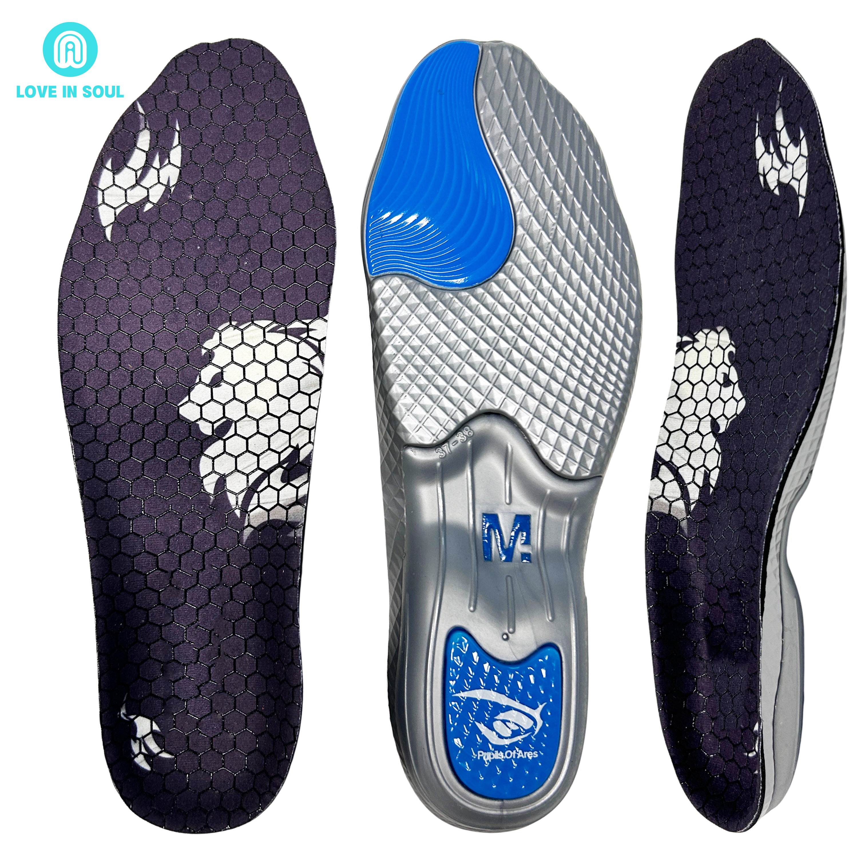 เงิน + น้ำเงิน