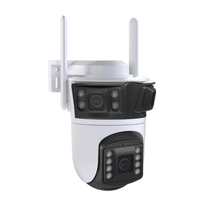 ICsee 9MP户外摄像机Wifi三镜头三屏安全PTZ摄像机人体自动跟踪视频记录 - Product Image 2